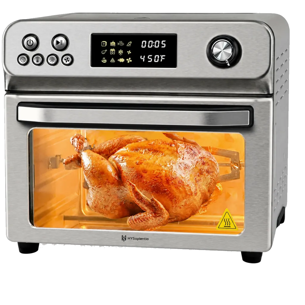 HYSapientia Air Fryer Oven 26QT 10-In-1 With Rotisserie